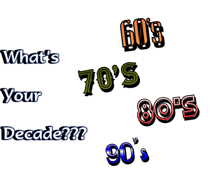 What’s 

Your
 
Decade???


